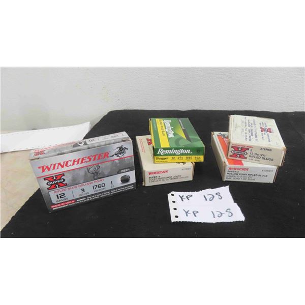(25 Rounds) Ammo:(20 Rounds)  12 Gauge Rifled Slugs , (5 Rounds) 12 