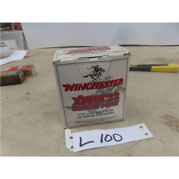 (500 Rounds) Winchester Xpert 22 Long Hollow Point  **MUST PROVIDE PROOF