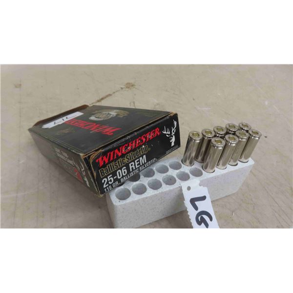 (9 Rounds) 25-06 Rem Ammo  **MUST PROVIDE PROOF OF PAL