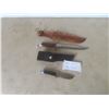 Image 1 : 2 Hunting Knives: (1) Buck 103 4'' Blade Skinner (1) Arkansas 