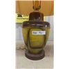 Image 2 : Pair of Mid Century Modern Lamps 27'' Tall with Yellow and Brown Acrylic