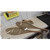 Image 1 : Antique Wood and Gut First Nations Made Snowshoes with Original Lampwick 