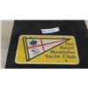 Image 1 : Vintage 'The Royal Manitoba Yacht Club' License Plate  Heavy Duty Metal Material