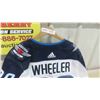 Image 8 : Winnipeg Jets Blake Wheeler Size 52 Adidas Authentic NHL Pro Jersey with All Sewn