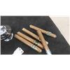 Image 8 : Antique Cigarette Maker and Advertising Lighter Lot , Few Cigars in Original Box, 