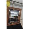 Image 2 : Antique Stained Glass Window with Mirror 16'' x 13'' - This is the Real Deal and 