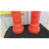 Image 5 : 2 Noel Candle Blow Molds 38'' Tall