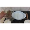 Image 4 : 3 Pieces of Pyrex : (2) Mixing Bowls , (1) Covered Casserole Dish with Lid and