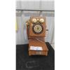 Image 1 : Modern Vintage-Style Wall Mount Oak Phone