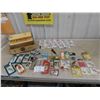 Image 1 : Tackle Box with 2 Reels, New Old Stock Lures,  Pickeral Rigs & More 