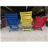 Image 2 : 3 Wooden Lawn Chairs