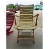 Image 5 : 3 Wooden Lawn Chairs