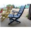 Image 8 : 3 Wooden Lawn Chairs