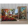 Image 1 : 2 Oil Paintings by Local Artist - Larger Measures 39 1/2'' x 30'' 