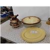 Image 1 : 3 Piece Pitcher and Basin Set &  China Platter 