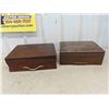 Image 8 : 2 Silverware Sets in Wood Chest