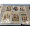 Image 2 : 16 Egyptian Prints on Papyrus - Largest is 13'' x 9''