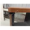 Image 2 : Stereo Stand with Glass Door on Wheels 19 1/4'' x 16'' x 36'' 