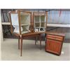 Image 1 : Night Stand, End Table, 2 Wood Cloth Organizers 