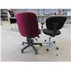 Image 2 : 2 Office Chairs - 1 with Arms 
