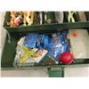 Image 2 : 4 Tackle Boxes - 3 are Filled with Supplies: Reels, Lures, Scale, Hooks