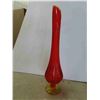 Image 2 : MCM Swung Glass Vase 15 1/2'' Tall , Altaglass Art Glass 12'' Tall