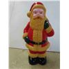 Image 5 : (2) 1997 Plastic Christmas Decorations - Noel Bear and Santa 10'' 