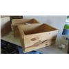 Image 2 : 2 Wood Crates 11 1/2'' x 24'' x 16'' , Spikes 10'' & 12'' 