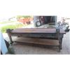Image 1 : Solid Work Bench 35'' x 34'' x 118'' with 2 Vices 6'' & 8''