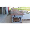Image 2 : Solid Work Bench 35'' x 34'' x 118'' with 2 Vices 6'' & 8''