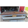 Image 9 : Solid Work Bench 35'' x 34'' x 118'' with 2 Vices 6'' & 8''