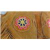 Image 2 : Leather Vest with Bead Work Size (?) Looks Size Large