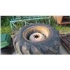 Image 3 : Set of 2 Tractor Tires 14.9-24 and Rims