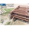 Image 5 : 18 Sections of Scaffolding with Brackets & Casters 