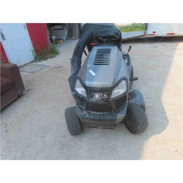 Craftsman T2100 19 1 2HP Riding Mower 42 Cut with Bagger Running McSherry Auction Service Ltd