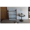 Image 1 : Modern Table Lamp, Shelf 26'' x 20'' x 6'' 