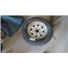 Image 1 : 5 Hole Trailer Rim with Tires (Worn Out) ST2-5/75R *Value is in the Rims