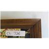 Image 2 : Oak Framed Mirror 21'' x 27'' 