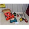 Image 1 : 1/2'' Pipe Threader, Black and Decker Power Jig Saw, Air Palm Nailer, Dewalt Charger 