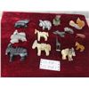 Image 1 : 14 Alabaster, Granite & Other Animal Figurines