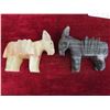 Image 2 : 14 Alabaster, Granite & Other Animal Figurines