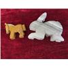 Image 5 : 14 Alabaster, Granite & Other Animal Figurines