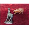 Image 8 : 14 Alabaster, Granite & Other Animal Figurines