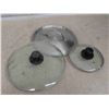 Image 5 : Pots, Pans, 4 Stainless Steel Bowls, Strainers, Measuring Cups