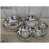 Image 7 : Pots, Pans, 4 Stainless Steel Bowls, Strainers, Measuring Cups