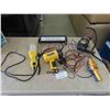 Image 1 : Winch with Remote , Projector Rechargable Spot Light, Trouble Light & More 