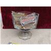 Image 2 : Bowl Full of Blue Ribbon Coupons , 4 Glass Chimneys