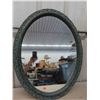 Image 4 : Oval Framed Mirror 21 1/2'' x 27 1/2''