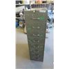 Image 1 : Metal 8 Drawer Filing Cabinet 51'' x 15'' x 28'' 