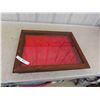Image 1 : Table Top Display Case with Hinged Top 23'' x 19'' x 3'' 